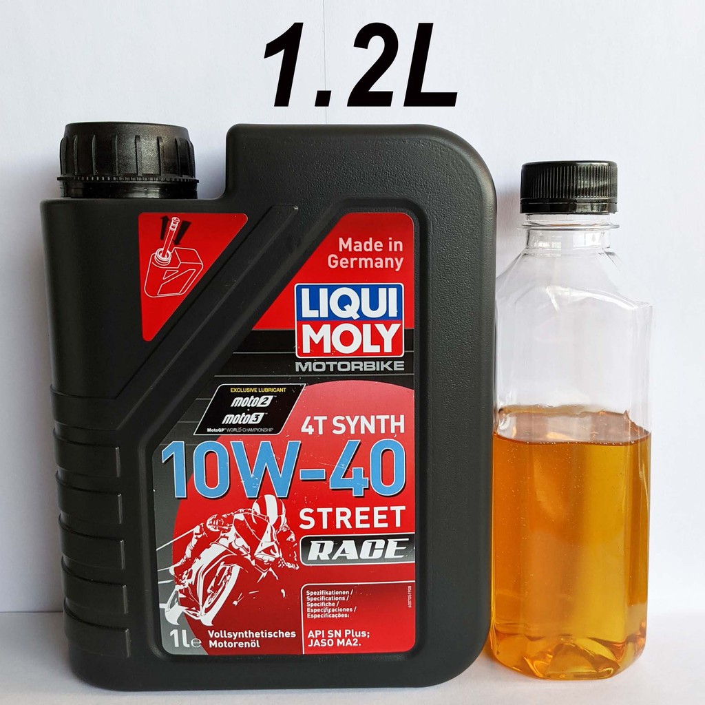 Nhớt Liqui Moly Street Race 10W40 SN+ Tổng Hợp Cao Cấp Nhập Khẩu Đức