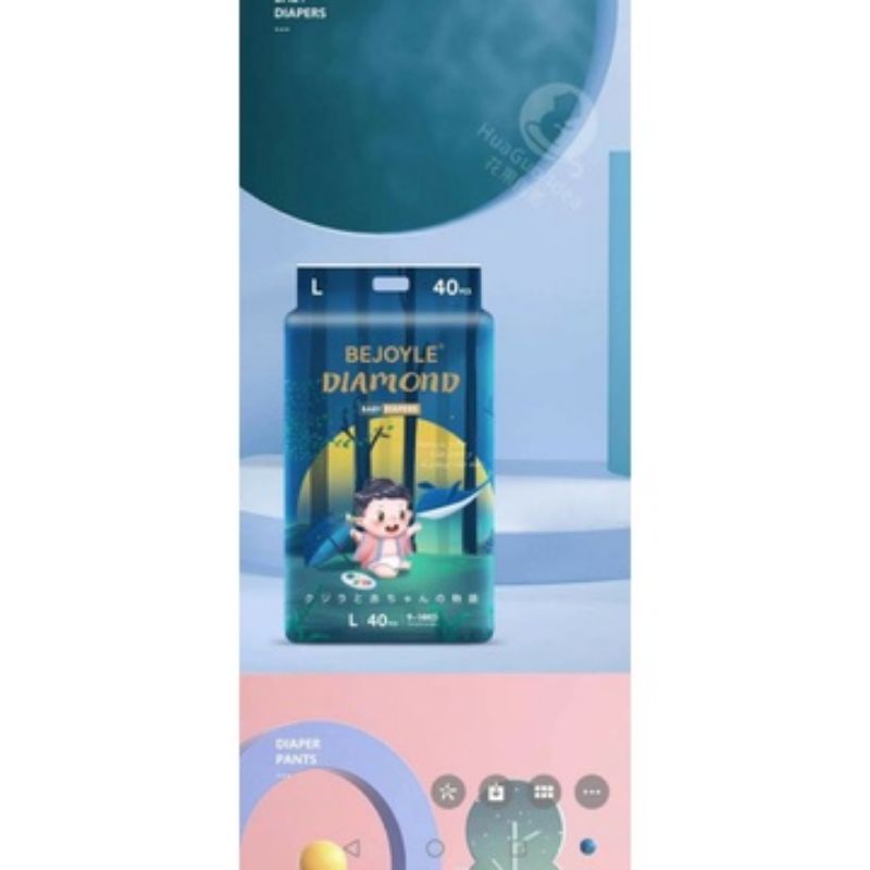 Bỉm dán/quần Bejoyle Diamond S112/M96/M92/L92/XL88/XXL44/XXXL40/XXXXL40