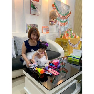 combo bộ bốc thôi nôi cho bé gái