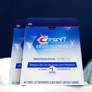 Miếng Dán Trắng Răng Crest 3D White Strips Dental Whitening Kit