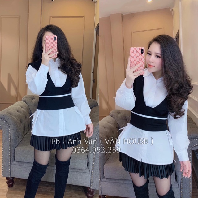 Sét sơmi yếm