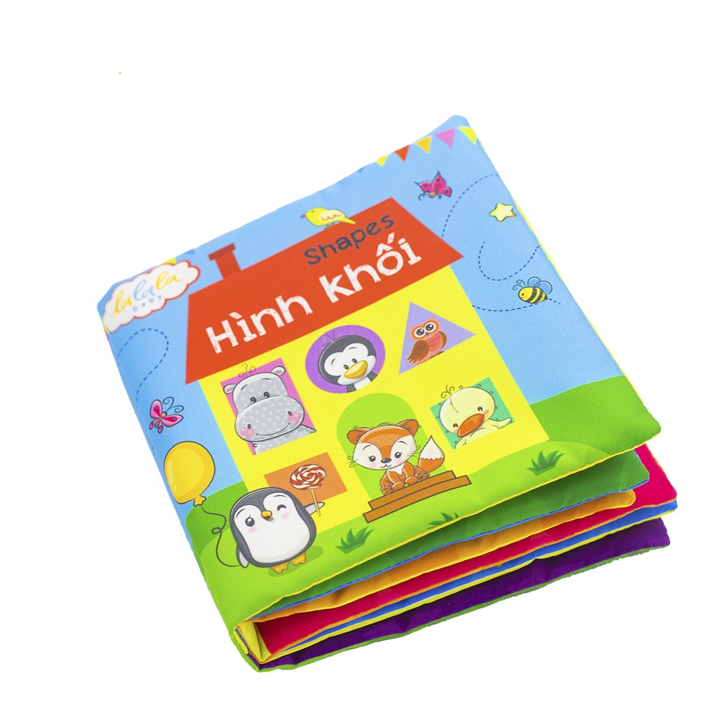 Sách vải Lalala baby, kích thích đa giác quan, My very first book/Cuốn sách đầu tiên của bé (Bộ 8 cuốn, lẻ tuỳ chọn)