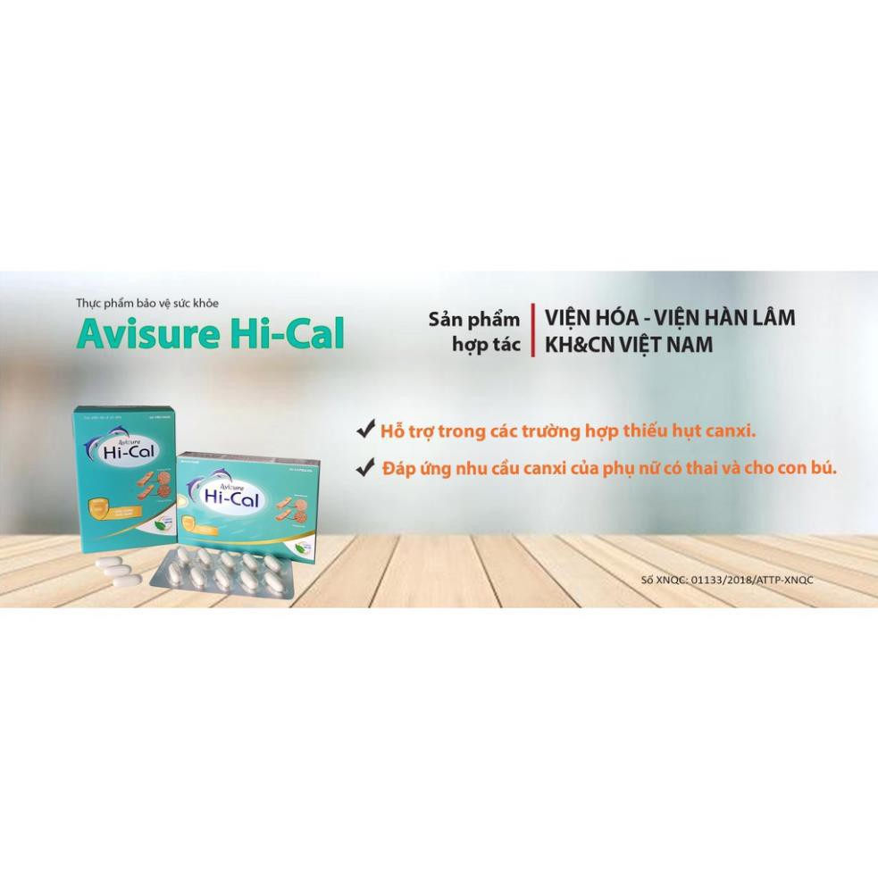 HI-CAL Avisure Canxi Nano tự nhiên cho mẹ bầu