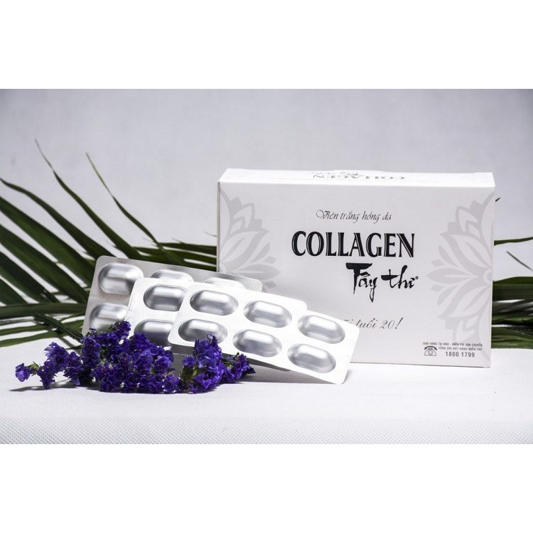 Viên Uống COLLAGEN Tây Thi (Hộp 20 vỉ x 6 viên)