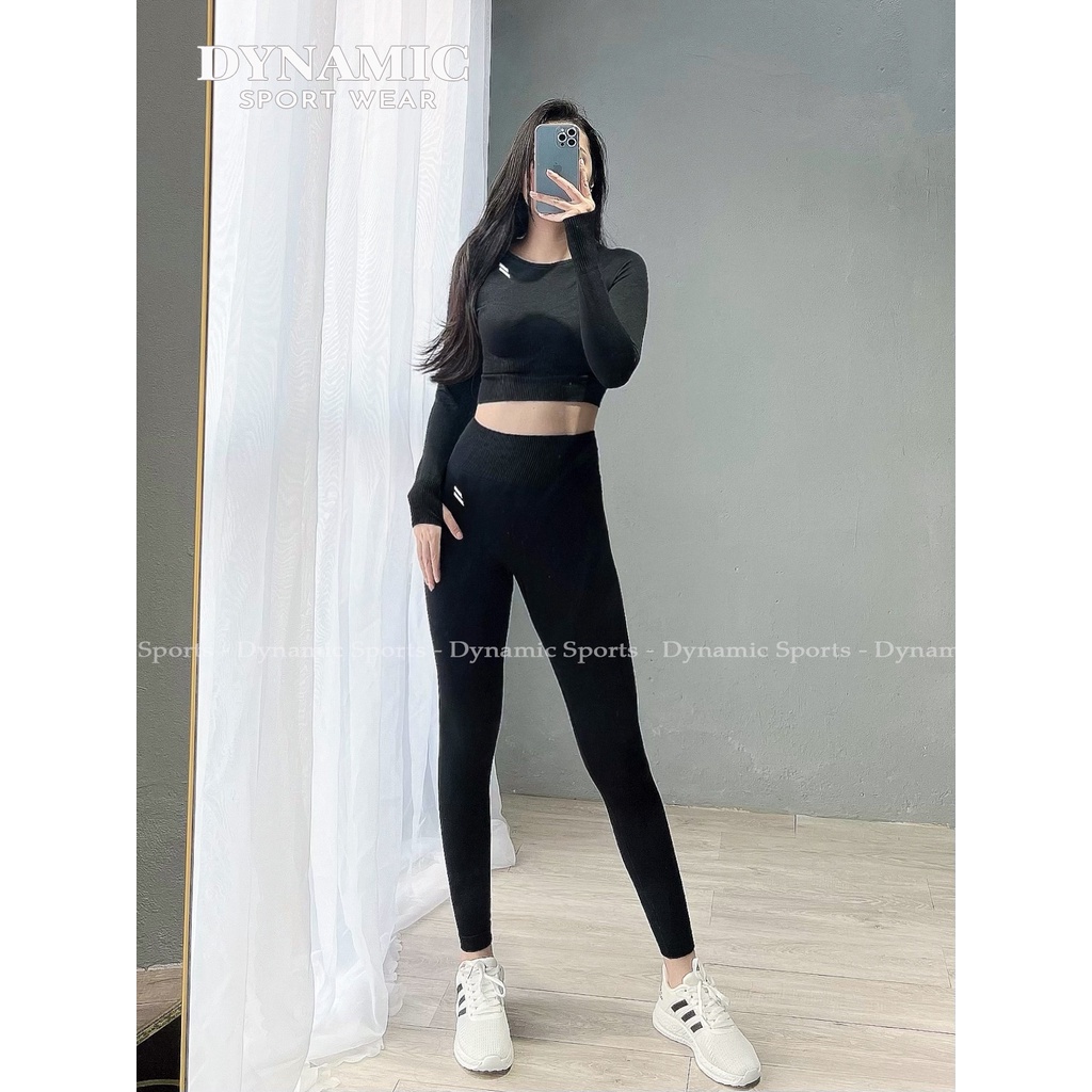 Set dài tay thể thao tập Gym, Yoga, Aerobic nữ Doyoueven