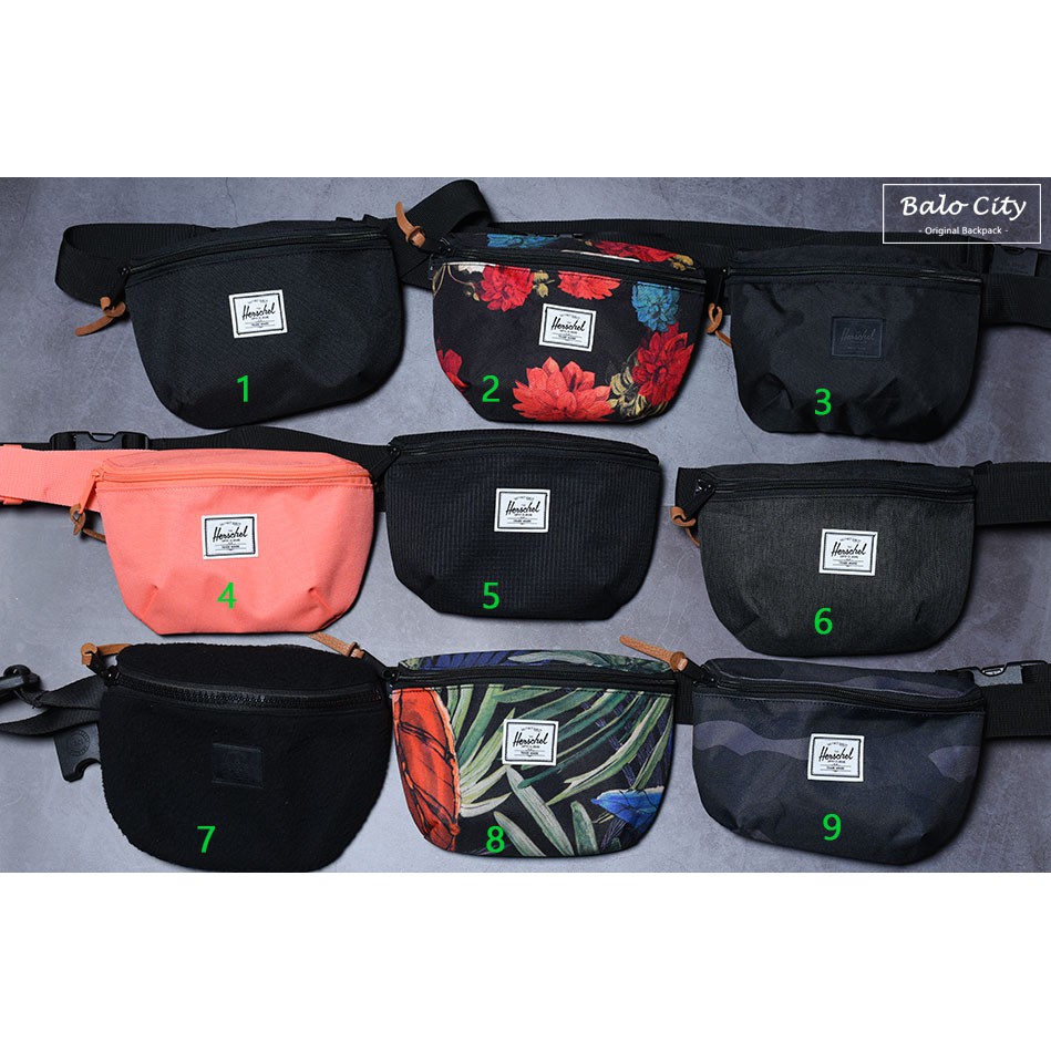 Túi Đeo Chéo HER..S.CHEL FOURTEEN HIP PACK - Black (Auth Full Tag)