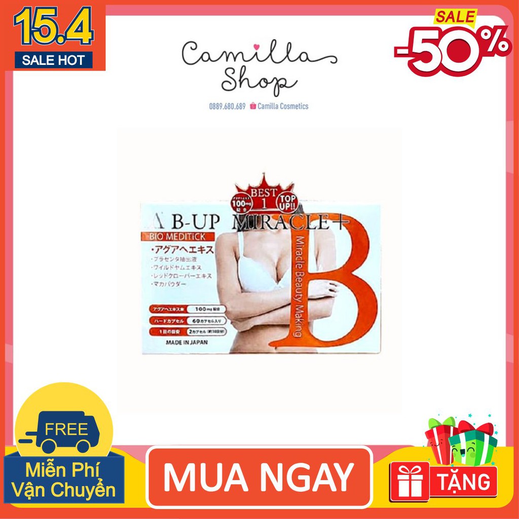 Nở ngực B UP MIRACLE nhật bản giúp ngực căng tròn và sexy