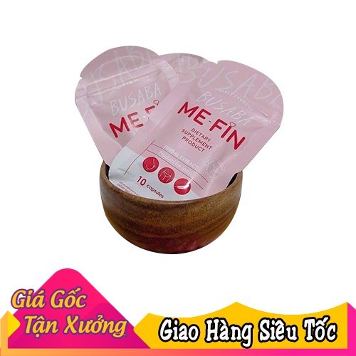 Viên Uống Nở Ngực Busaba ( Mẫu Mới Me-Fin Gói 10 Viên )