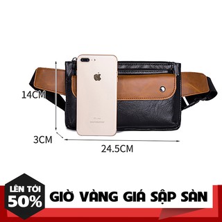 Túi đeo bụng túi bao tử da pu cao cấp mềm chính hãng