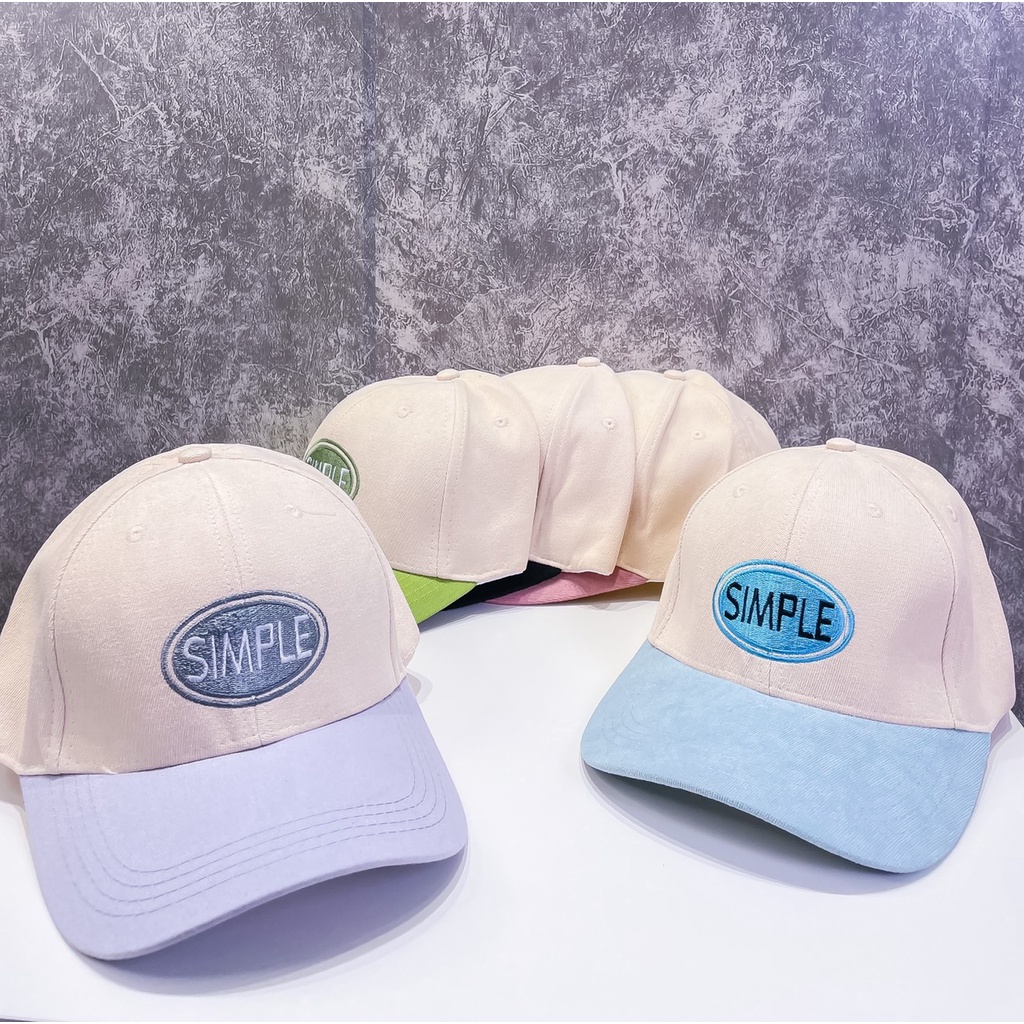 Mũ lưỡi trai Nhung cao cấp Hagu 401 phong cách Ulzzang form unisex nam nữ