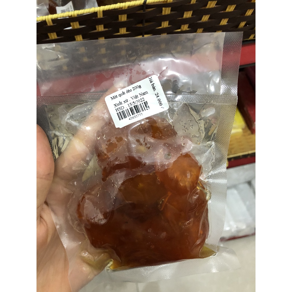 Mứt Quất Vàng Dẻo 200g
