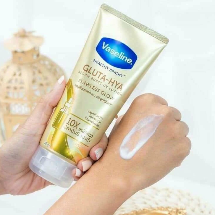 Viên Kích Trắng Alpha Arbutin 3plus + Dưỡng Thể Vaseline 50x Tuýp 300ml