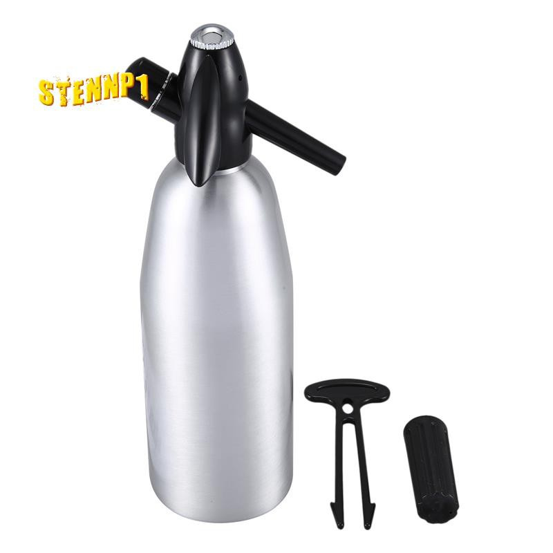 Diy Soda Water Siphon Home Drink Juice Machine Bar Beer Soda Syphon Maker Steel Bottle Foam Cylinders Co2 Injector