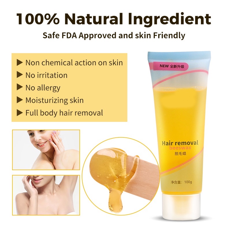 SUMAXruofeo Wax Triệt Lông  Wax lông nách  quả 6 Tặng kèm giấy  4 que gạt 1000G