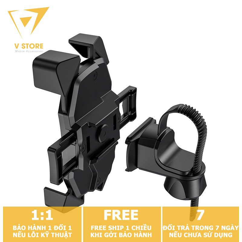 GIÁ ĐỠ KẸP ĐIỆN THOẠI CHO XE MÁY XE ĐẠP HOCO CA58 CAO CẤP CHÍNH HÃNG CHO SHIPPER