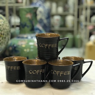 CỐC CAFE EO TO CÓ QUAI- bát tràng cao cấp