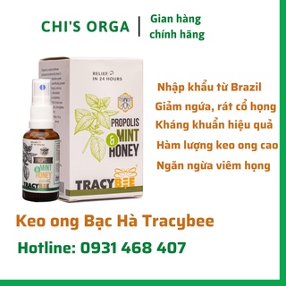 Keo ong xanh Tracybee nhập khẩu BRAZIL (hương vị Bạc hà thơm mát)