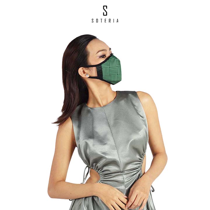 Khẩu trang tiêu chuẩn Quốc Tế SOTERIA Cerulean ST014 - Bộ lọc N95 BFE PFE 99 lọc đến 99% bụi mịn 0.1 micro- Size S,M,L