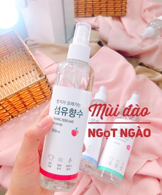 Xịt thơm body và quần áo QUỐC DÂN CỦA HÀN FABRIC PEFUME