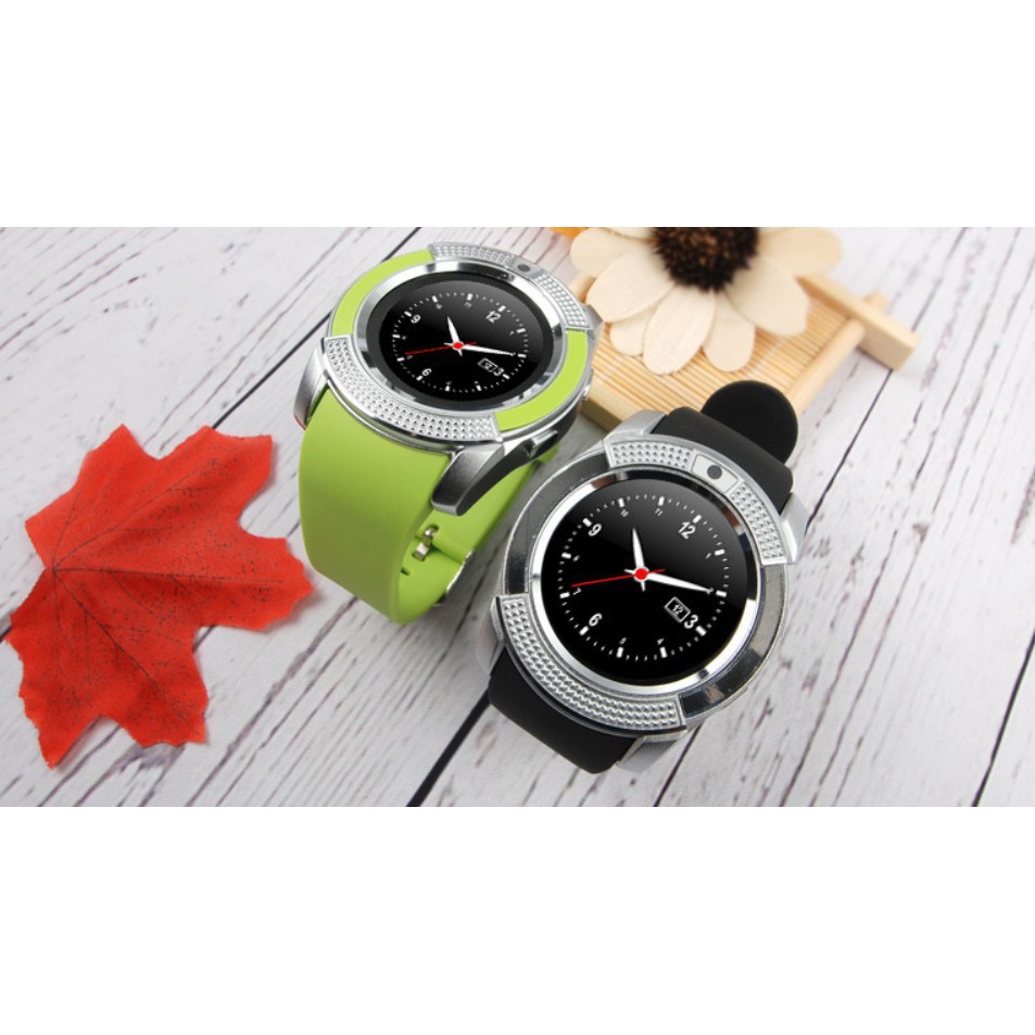 Đồng hồ thông minh Smartwatch V8 Plus gắn sim gọi điện, nghe nhạc cao cấp