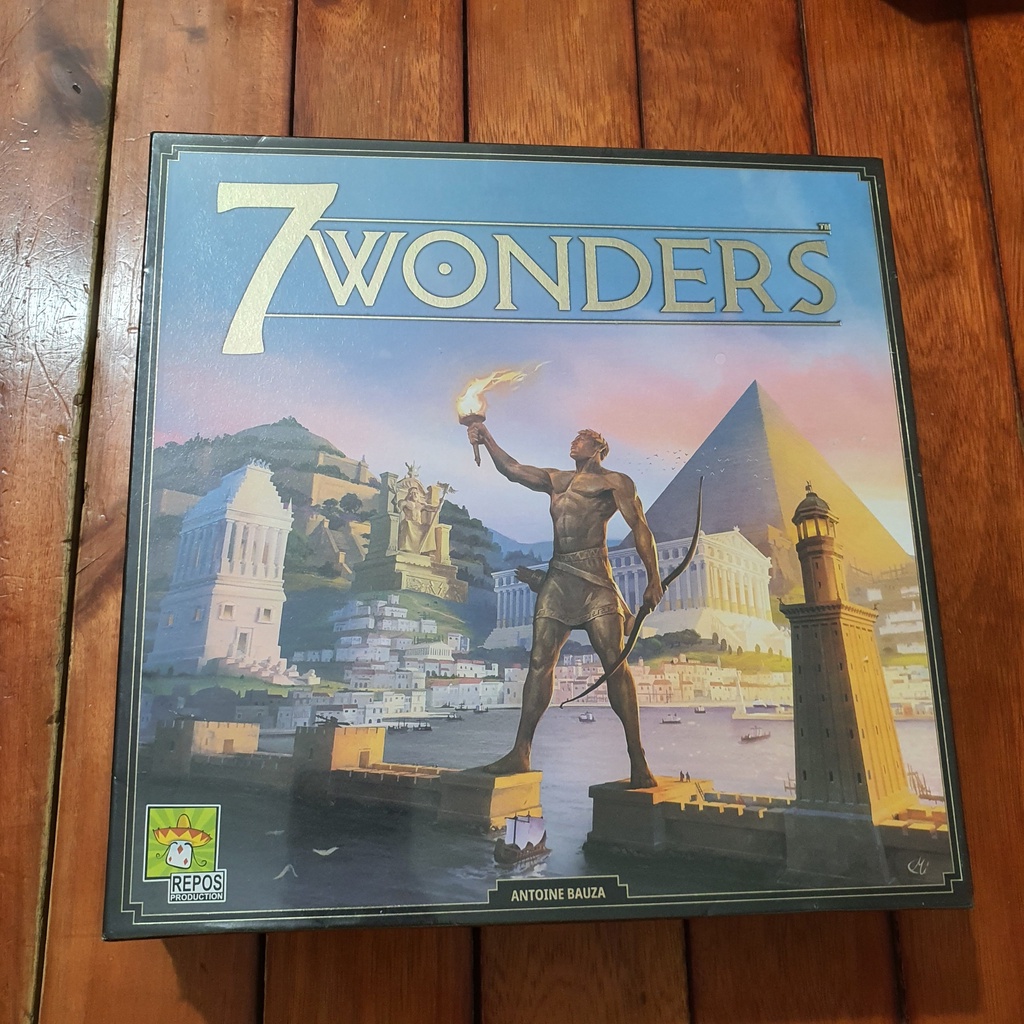 Trò chơi Boardgame Tiếng Anh 7 Wonders Second Edition
