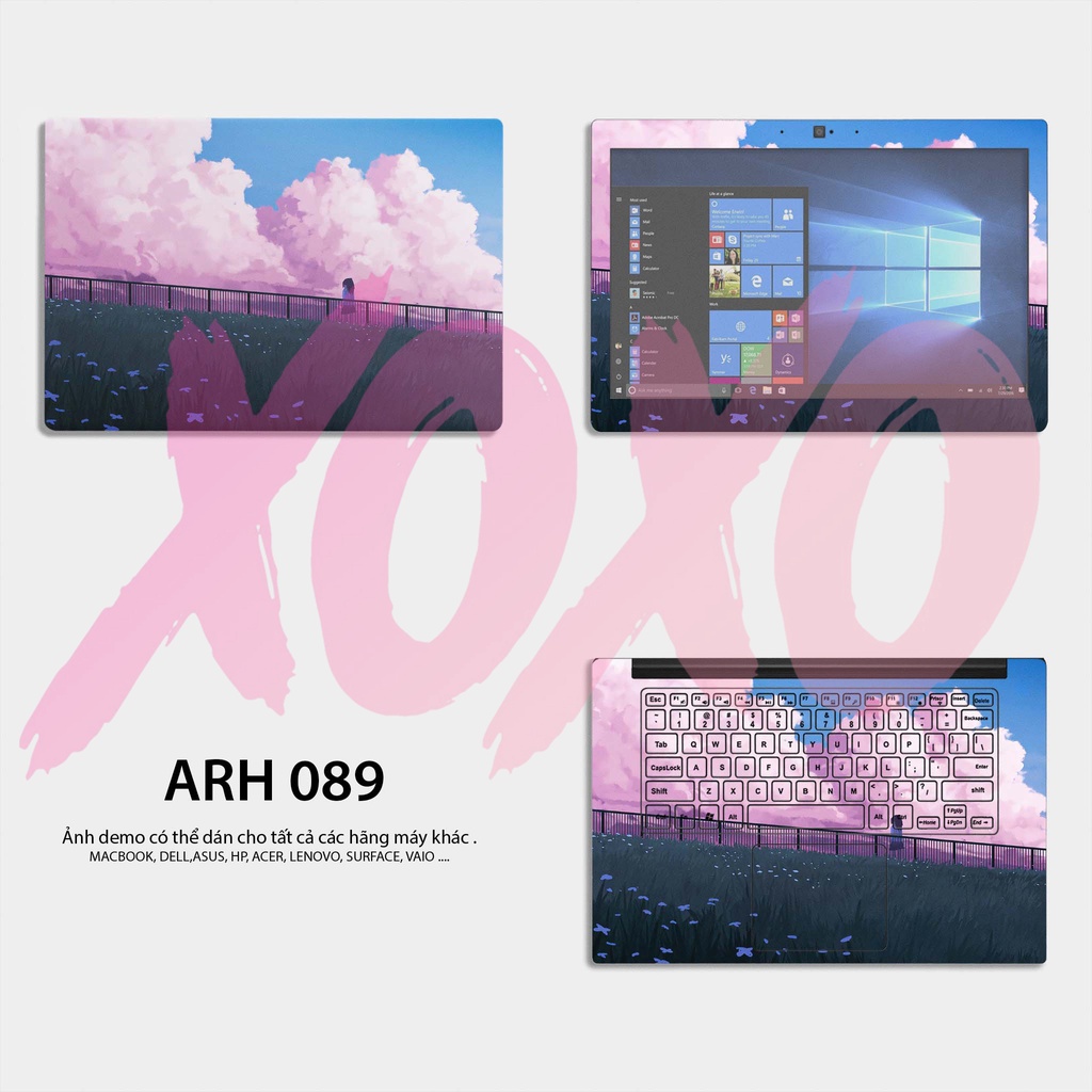 Miếng Dán Laptop Mẫu Sky Night - Decal Dán có cho Dell, Hp, Asus, Lenovo, Acer, MSI, Surface,Vaio, Macbook