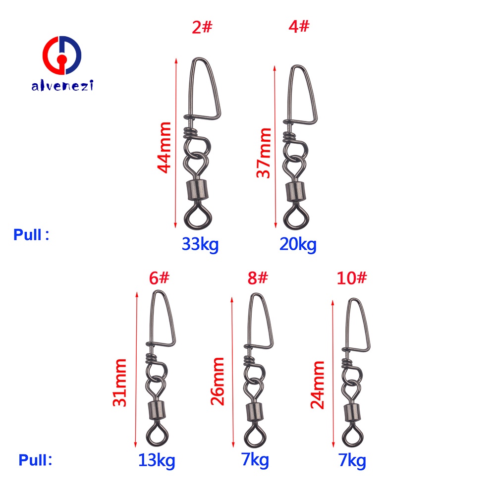 Set 30 Móc Khóa Câu Cá Hình Số 8 Chuyên Dụng Chất Lượng Cao