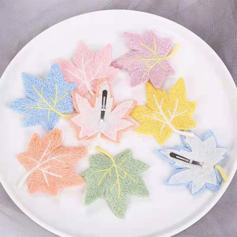 Kẹp Tóc Hình Chiếc Lá Dễ Thương Xinh Xắn Cho Bé Gái