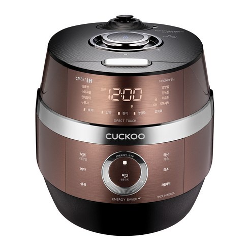 Nồi Cơm Điện Cuckoo Cao Tần Nội Địa Hàn Quốc CRP-JHR0660FBM 1.08L Dành Cho 2-6 Người Ăn. Chức Năng Nấu Đa Dạng.