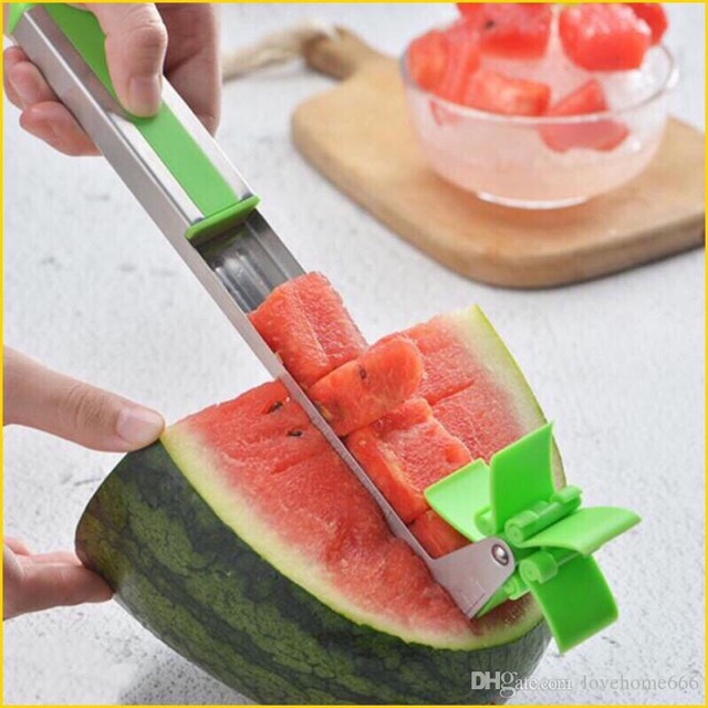 Dụng cụ cắt dưa hấu thông minhSHOPEMTRANG7Dao cắt dưa hấu thông minh tiện lợi, dụng cụ cắt dưa hấu bằng thep ko gỉ