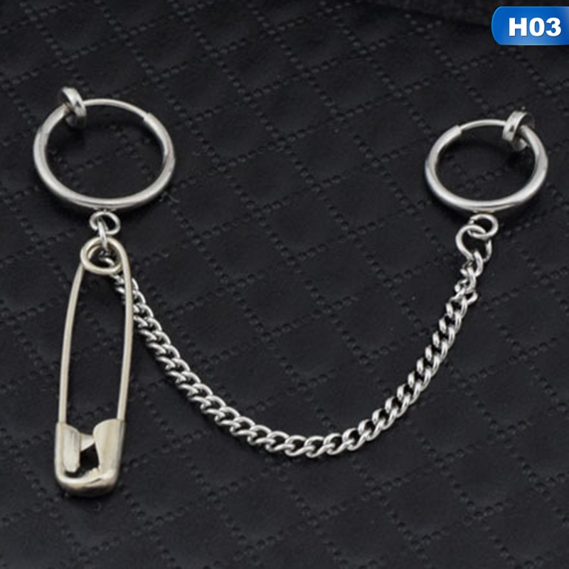 Bông tai dáng dài bằng thép không gỉ phong cách KPOP EXO