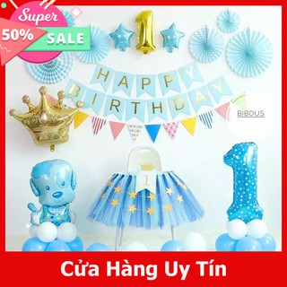 SET TRANG TRÍ THÔI NÔI SINH NHẬT TUỔI CÚN, BÉ TRAI BÉ GÁI, SINH NHẬT 1 TUỔI, TUỔI CHÓ, PHỤ KIỆN SINH NHẬT GIÁ RẺ, GIÁ SỈ