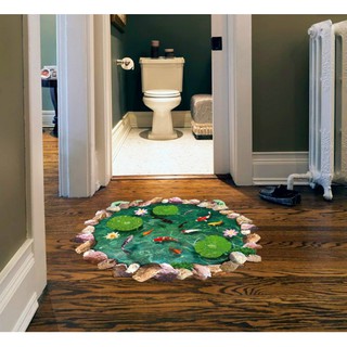 Decal trang trí Hồ Cá KOI 3D