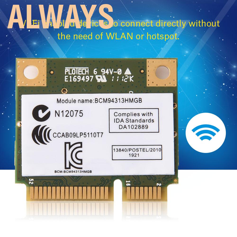 Thẻ Wifi Mini Bluetooth 2 Trong 1 Cho Intel / Ati Amd