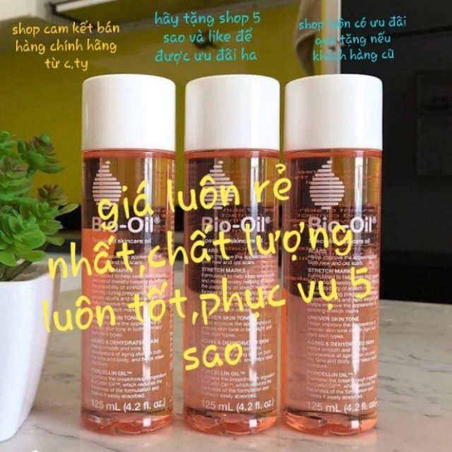 BIO OIL 60Ml/125Ml /200Ml NHẬP KHẨU CHÍNH HÃNG