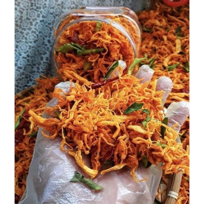 KHÔ GÀ LÁ CHANH Loại 1 ( gà lá chanh túi 100gram) | BigBuy360 - bigbuy360.vn