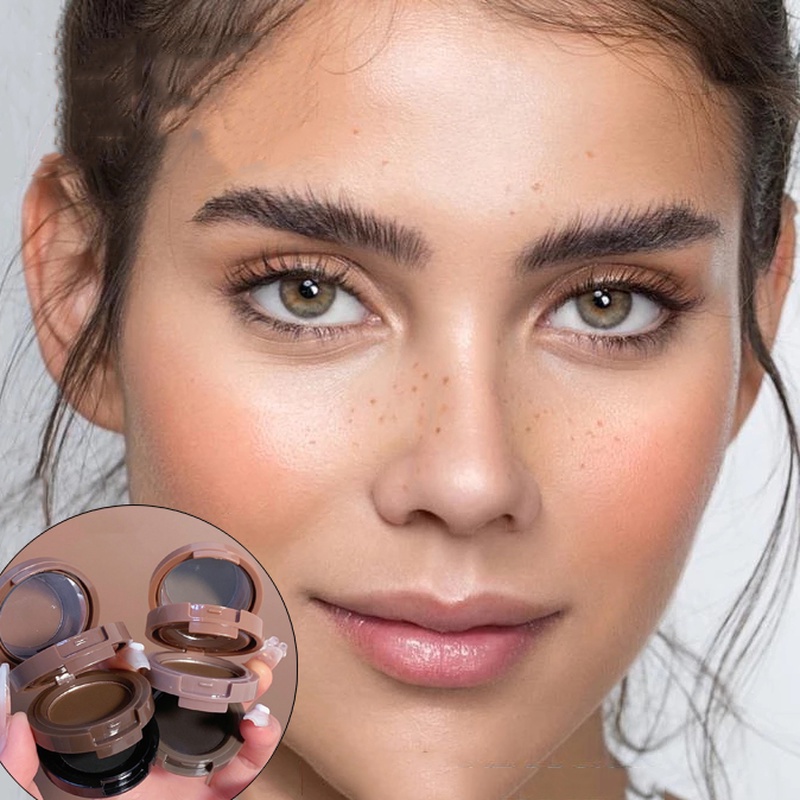 Bảng Phấn Mắt 3 Màu 3 Trong 1 Màu Nâu Đa Năng Dành Cho Người Mới Bắt Đầu