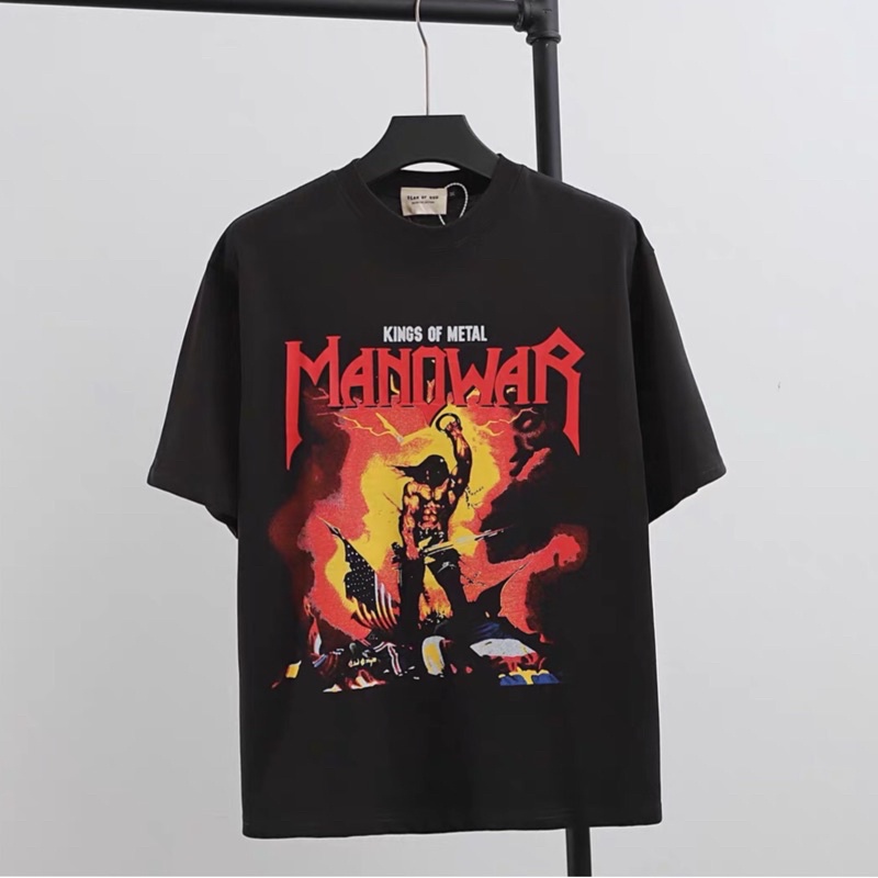 Áo thun nam nữ unisex thương hiệu Fear Of God phong cách hiphop oldschool