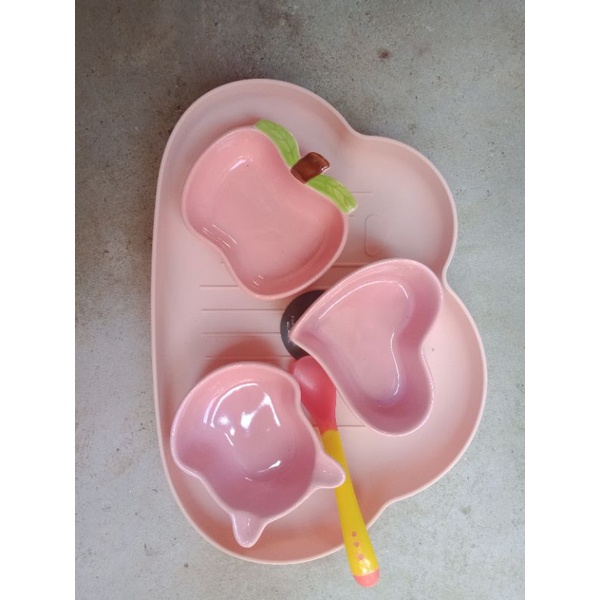 Sét bát sứ cho bé ăn dặm (ảnh thật)