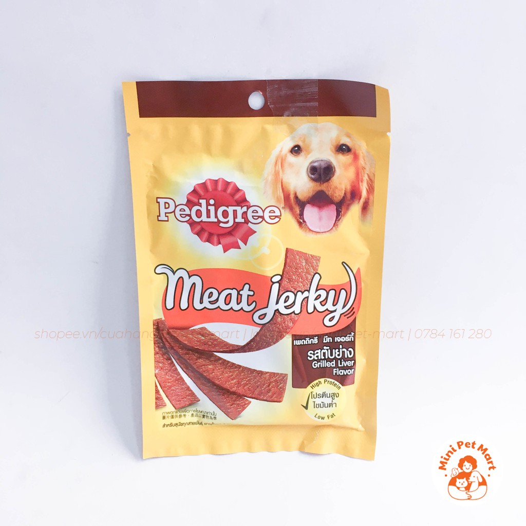 Thức ăn vặt cho chó vị gan nướng PEDIGREE 80g (8 cái) - snack, bánh thưởng cho chó