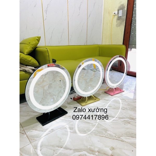 Gương để bàn acrylic 𝐇𝐚̀𝐧𝐠 𝐡𝐨𝐭, 𝐠𝐢𝐚́ 𝐱𝐮̛𝐨̛̉𝐧𝐠 Gương led cảm biến siêu sang