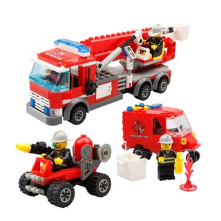 bộ đồ chơi lắp ráp mô hình xe cứu hỏa
