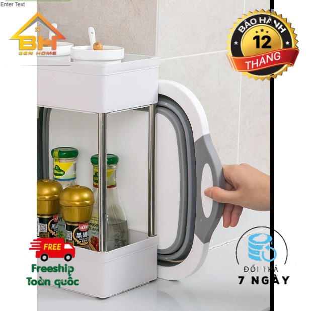 [SIÊU SALE] Bộ Thớt Kèm Chậu Gấp Gọn Đa Năng mẫu mới năm 2021
