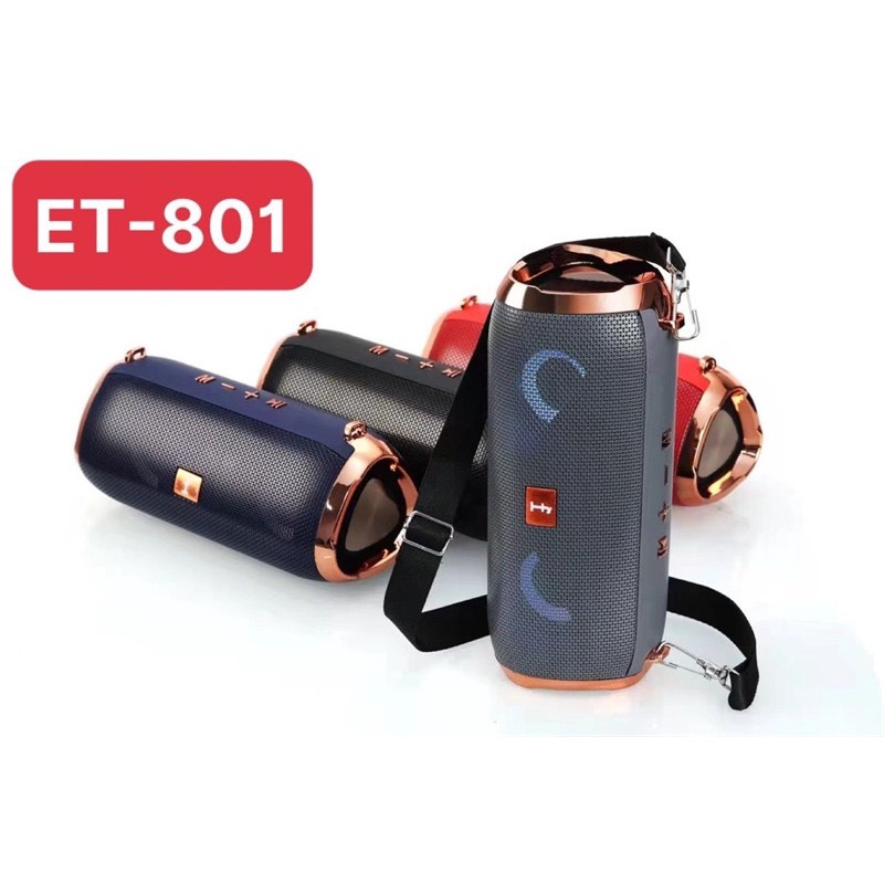 Loa blutooth GrownTech ET 801 chống nước nghe nhạc mini thiết kế vỏ nhôm bảo hành 2 năm