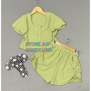 [DƯỚI 55KG] ĐỒ NGỦ KATE LỤA HỌA TIẾT DỄ THƯƠNG CÓ MÚT, VẢI MỀM MỊN MÁT XƯỞNG NHÀ MAY ĐẸP  KỸ - Bộ 2 tầng lụa