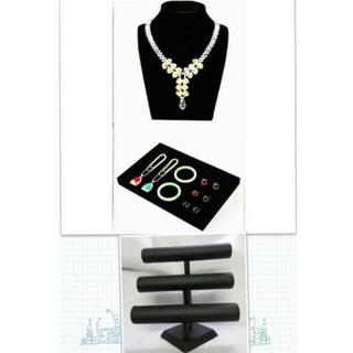 Combo manocanh cổ nhung treo dây chuyền