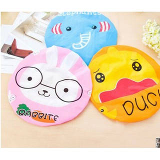 01 chiếc Mũ tắm chụp đầu khỏi ướt tóc - mũ ủ tóc nilon