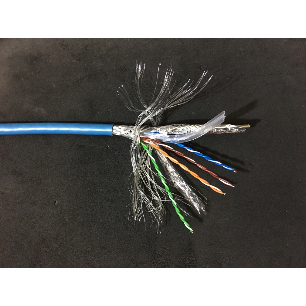 Cáp mạng chống nhiễu DELTALINK SFTP Cat6 lõi lớn 23AWG bấm sẵn 2 đầu
