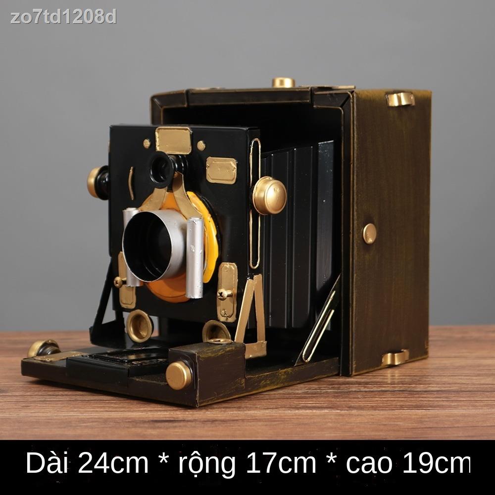 ▼☊Cổ điển retro máy ghi âm băng thiếc mô hình đài phát thanh đồ trang trí chụp đạo cụ hoài những năm 80