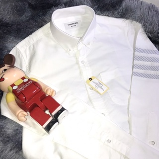 Áo sơ mi thom browne  4 sọc tay (sọc nhỏ)